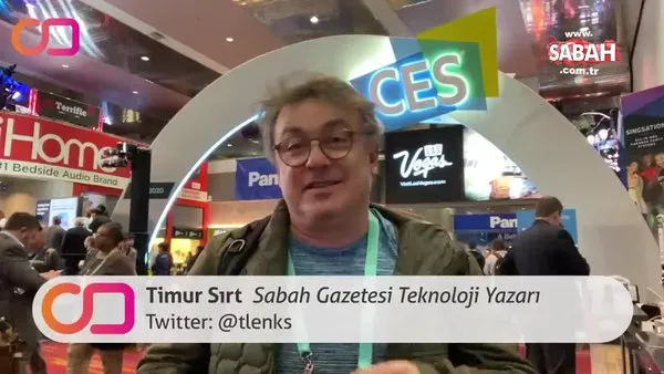 Sabah Gazetesi Teknoloji Yazarı Timur Sırt, ABD Las Vegas CES 2020'de teknolojinin nabzını tuttu