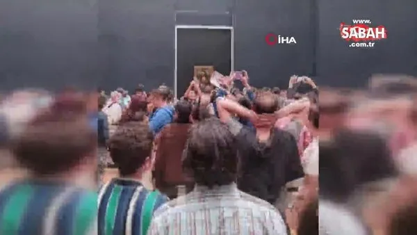 Dünya şokta! Mona Lisa tablosuna pastalı saldırı | Video
