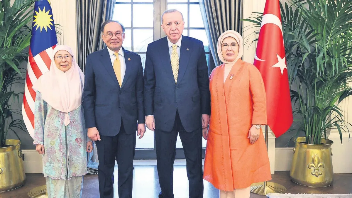 Erdoğan, Malezya Başbakanı’nı kabul etti