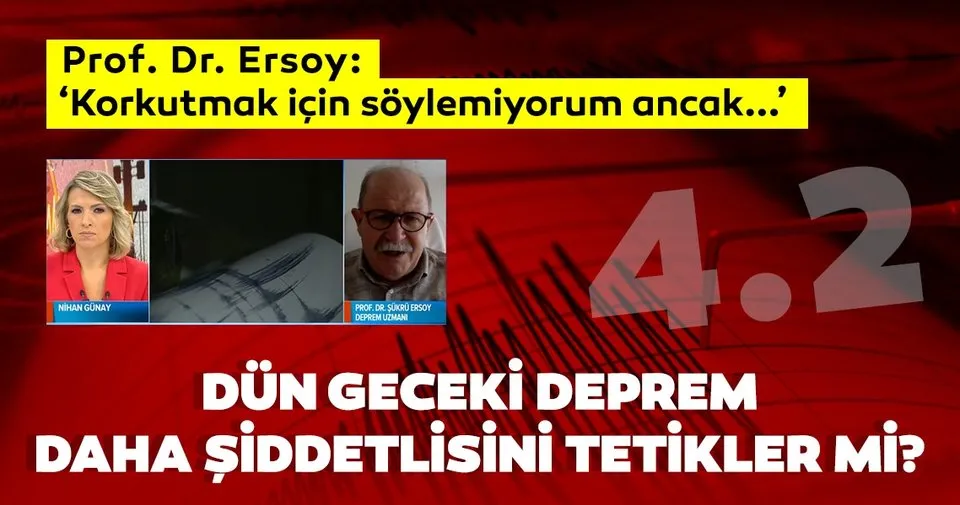 Son Dakika Haber Istanbul Da Hissedilen Marmara Depremi Sonrasi Flas Aciklama Prof Ersoy Daha Buyuk Bir Depremi Son Dakika Haberler