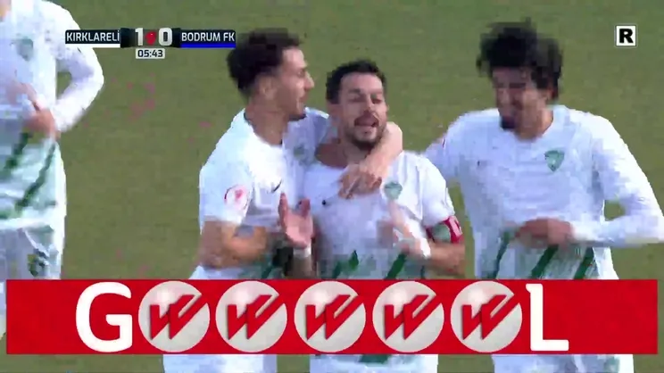 GOL | Kırklarelispor 1-0 Sipay Bodrum