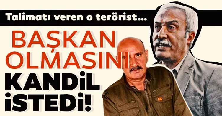 Başkan olmasını Kandil istedi