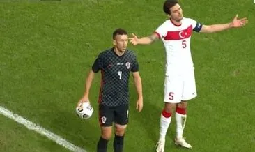 Türkiye - Hırvatistan maçında ender görülen olay! İşte o pozisyon