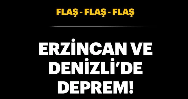 Son Dakika Erzincan Da Deprem En Son Haber