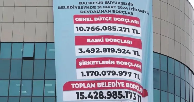 Afiş şov bitti, borç arttı