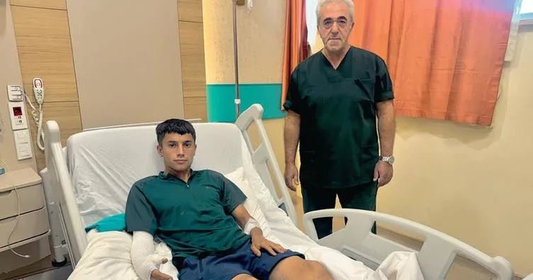 Çakmağı çaktı, balata alev topuna döndü