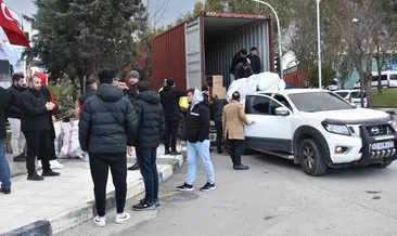 Ak Parti Manisa İl Başkanı Salih Hızlı: 20 kamyon ve 21 tır yola çıktı