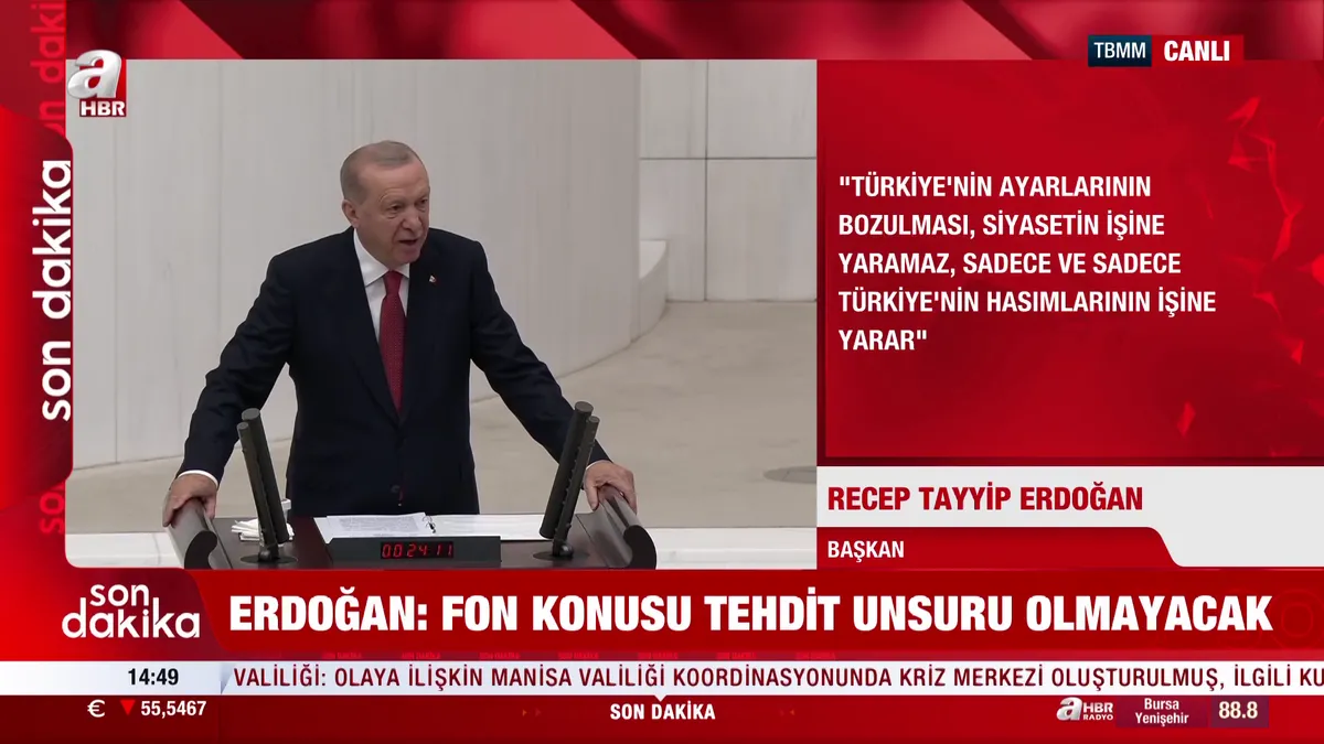 Başkan Erdoğan'dan TBMM'de önemli açıklamalar: Türkiye'de iktidar karşıtlığı üzerine kurulu cephe siyasetinin raf ömrü doldu | Video