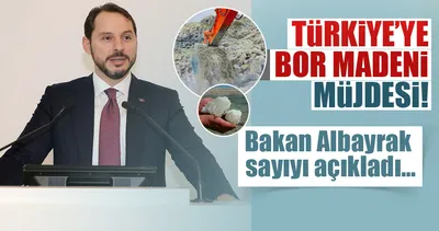 Bakan Albayrak’tan ’bor madeni’ müjdesi!