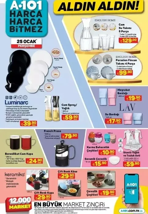 A101 AKTÜEL 25 OCAK 2024 indirimleri Perşembe raflarda! Bu hafta A101 aktüel ürünler listesinde neler var?