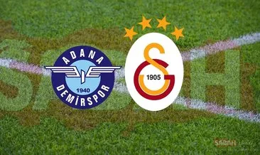 ADANA DEMİRSPOR GALATASARAY MAÇI CANLI İZLE EKRANI| Adana Demirspor Galatasaray maçı şifresiz izle linki! GS MAÇI CANLI