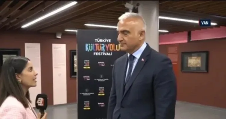 Kültür Yolu Festivalleri’nin 6. Durağı Van! Kültür ve Turizm Bakanı Ersoy A Haber’in sorularını yanıtladı