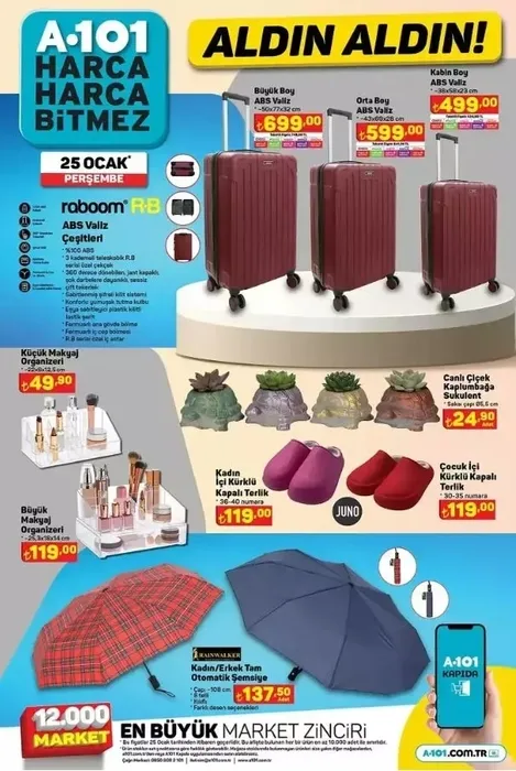 A101 AKTÜEL 25 OCAK 2024 indirimleri Perşembe raflarda! Bu hafta A101 aktüel ürünler listesinde neler var?