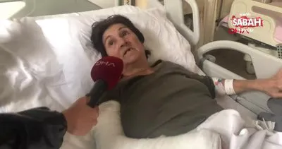 İstanbul’da çekiciden düşen yaşlı kadın hastanede konuştu!