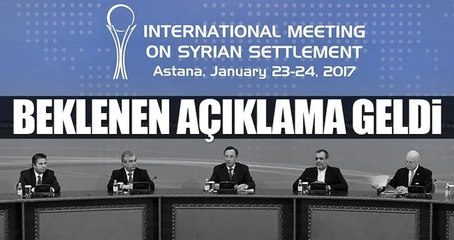 Astana’dan son dakika: Suriye’deki sorun askeri yöntemle çözülemez