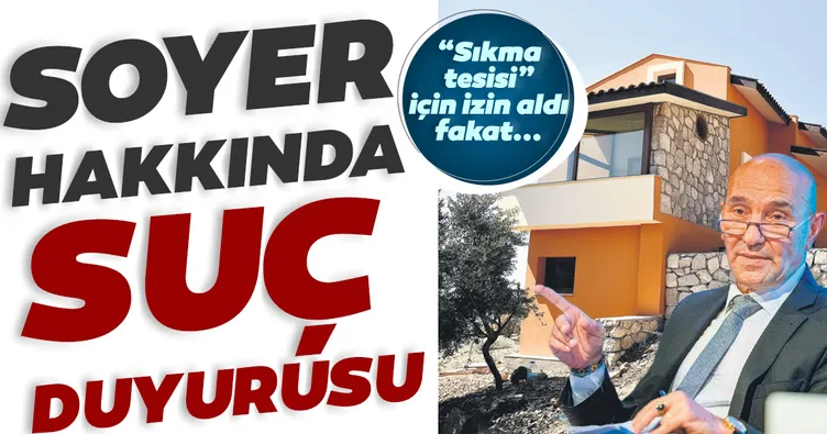 Kaçak villasına suç duyurusu