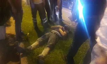 Cadde ortasında komaya girdi