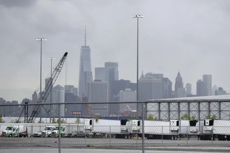 ABD'den ürküten görüntüler! Felaket morgları New York'ta...