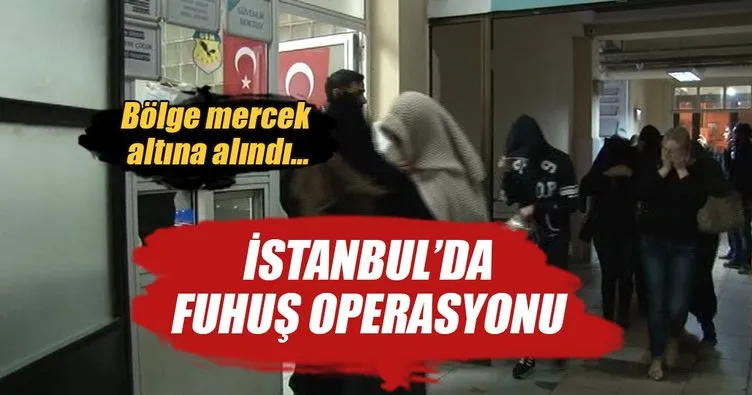 İstanbul’da fuhuş operasyonu 38 gözaltı