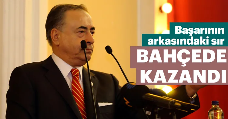 Bahçede kazandı