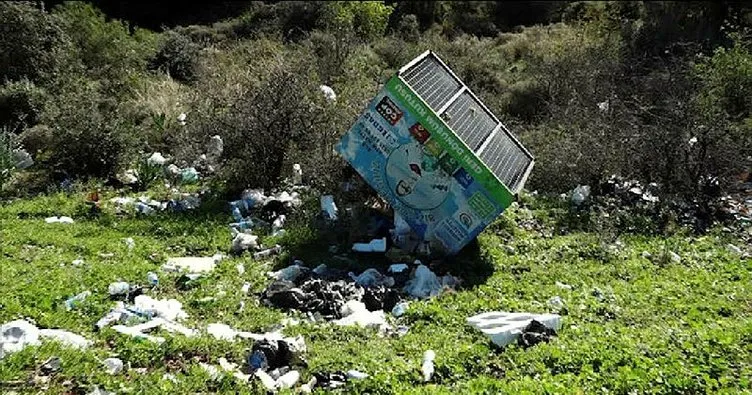 Turizm cennetinde çöp rezaleti
