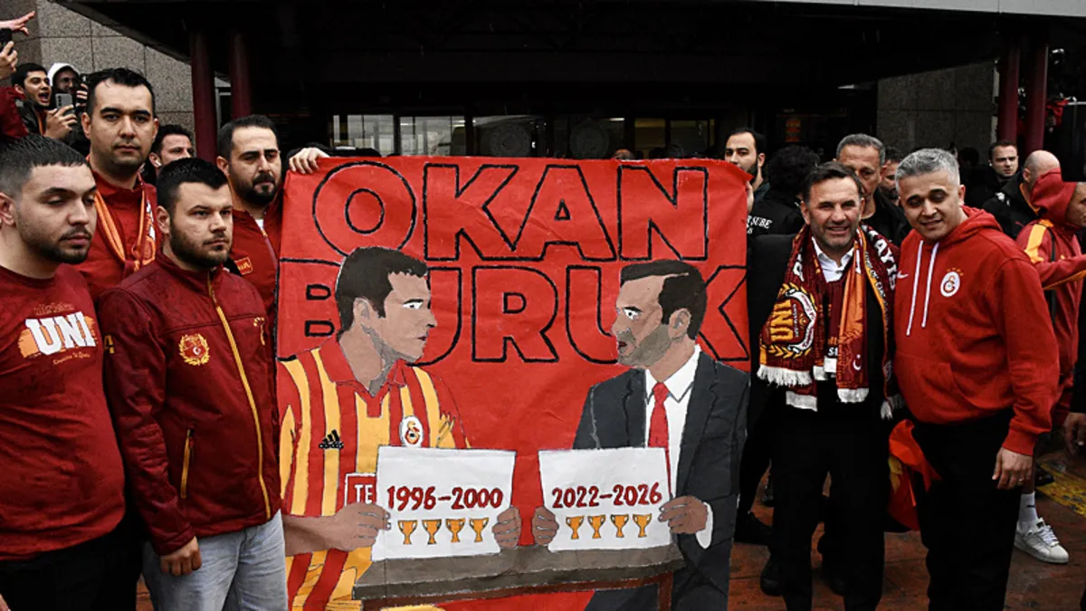Galatasaray kafilesine Samsun'da coşkulu karşılama!