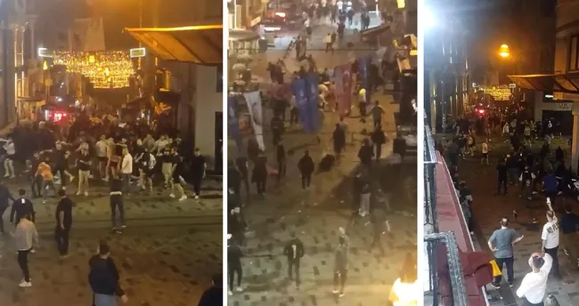 Yer Taksim: Bayern Münih taraftarı olay çıkardı! Yer Taksim: Bayern Münih taraftarı olay çıkardı!