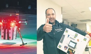 Drone ile böbrek taşındı