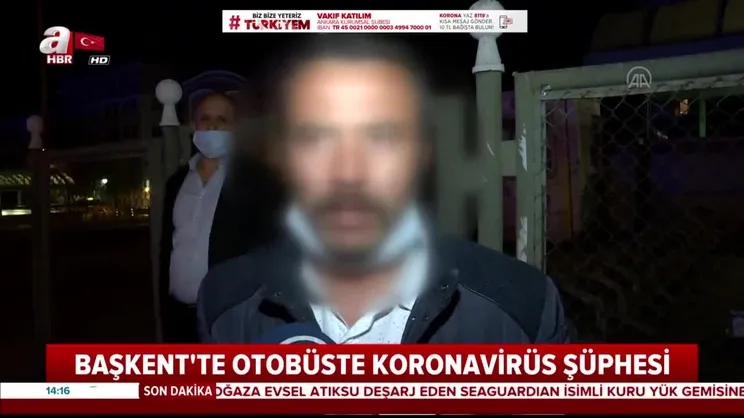 Otobüs Şoförü Koronavirüs Şüphesiyle Yolcuyu Polise İhbar Etti! / A Haber