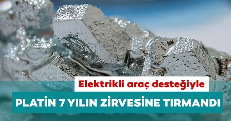 Platin elektrikli araç desteğiyle 7 yılın zirvesine tırmandı: 1300 doları aştı!