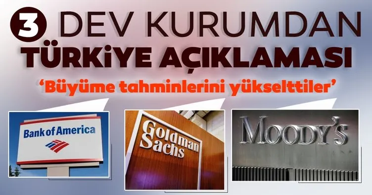 3 dev kurumdan Türkiye açıklaması: Büyüme tahminlerini yükselttiler!