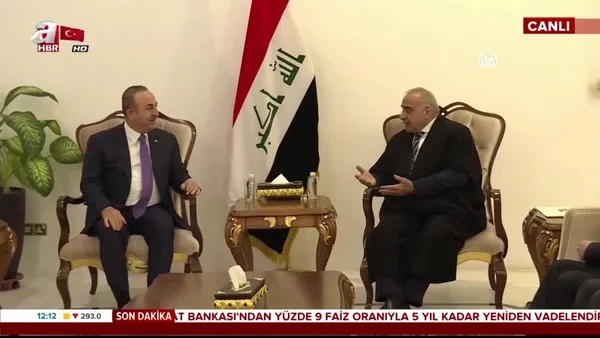 Dışişleri Bakanı Mevlüt Çavuşoğlu Irak'ta