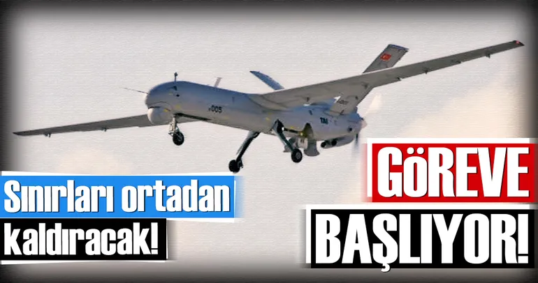 Yerli milli İHA göreve hazırlanıyor...