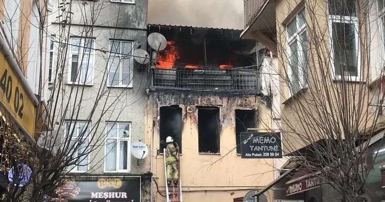 Ortaköy’de feci yangın: 1 ölü