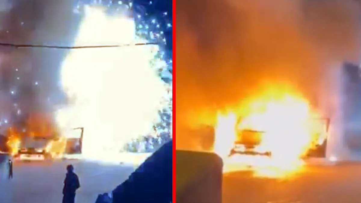 Avcılar’da korku dolu anlar! Otomobil alev topuna döndü: Patlamalar peş peşe geldi!
