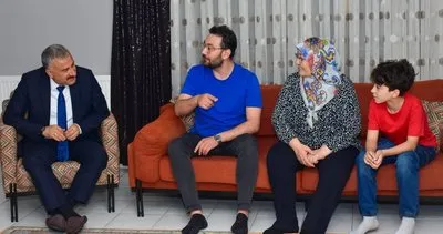 Şehit Mehmet Yıldızoğlu’nun kardeşi Fatma Şahin’e ziyaret