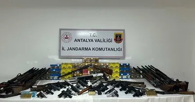 Antalya’da ruhsatsız silah operasyonu