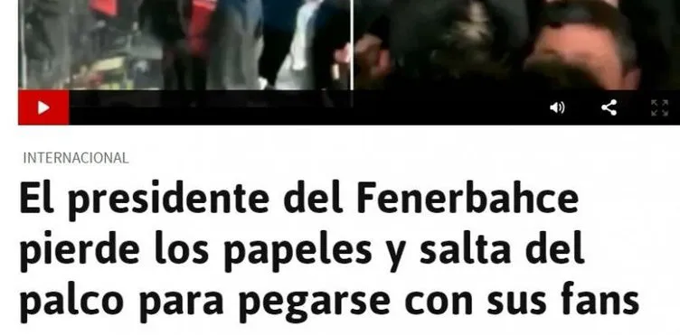 Ali Koç dünya basınında! Kendini kaybetti