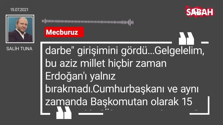 Salih Tuna | Mecburuz