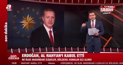 Başkan Erdoğan, BAE Ulusal Güvenlik Danışmanı Al Nahyan’ı kabul etti | Video