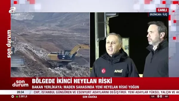 Maden sahasında yeni heyelan riski! Bakan Yerlikaya duyurdu: Arama kurtarma faaliyetleri durduruldu