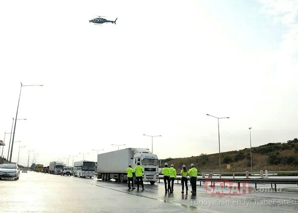 Adana'da helikopter destekli trafik denetiminde; kurallara uymayan sürücülere ceza yağdı