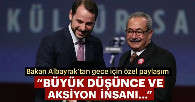 Bakan Albayrak’tan Necip Fazıl Ödülleri paylaşımı