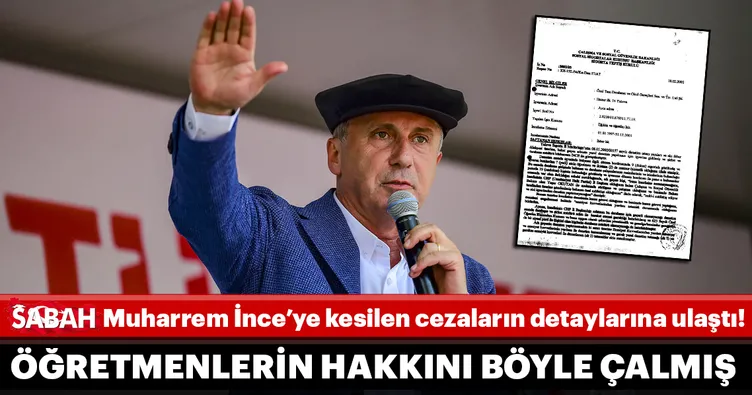 Öğretmenlerin hakkını çaldı