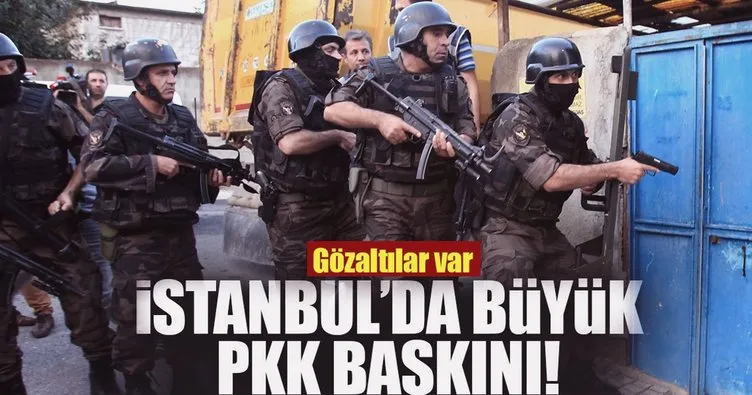 İstanbul’da terör örgütü PKK’ya operasyon: 12 gözaltı