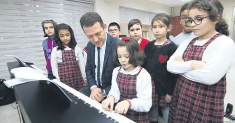 Çocuklar için müzik okulu