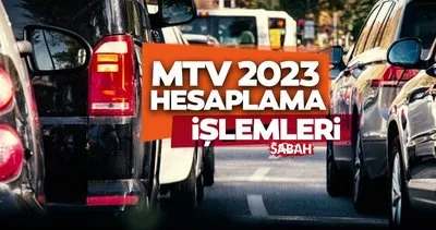 MTV hesaplama tablosu BURADA | 2023 Motorlu Taşıtlar Vergisi MTV ne kadar oldu ve kim ne kadar, kaç TL ödeyecek? İşte merak edilenler