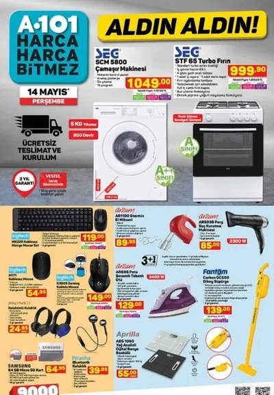 A101 23 Ocak 2020 Katalogu Seg Camasir Ve Bulasik Makinesi