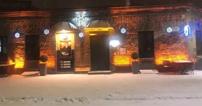 Kars’ta gece saatlerinde başlayan kar yağışı kenti kısa sürede beyaza bürüdü #kars