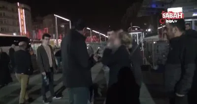 İstanbul Taksim Meydanı’nda iki kadının kavgası karakolda bitti